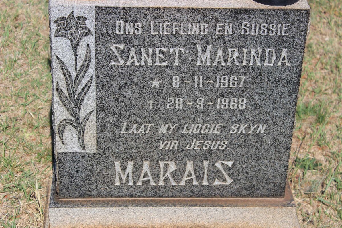 MARAIS Sanet Marinda 1967-1968