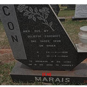 MARAIS C.H. 1956-1984