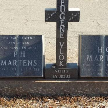 MARTENS P.H. 1915-1982 &amp; H.C.H. 1912-1997 :: VLOK Eugene 1968-1978