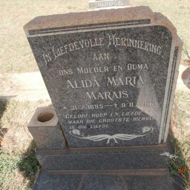 MARAIS Alida Maria 1895-1966