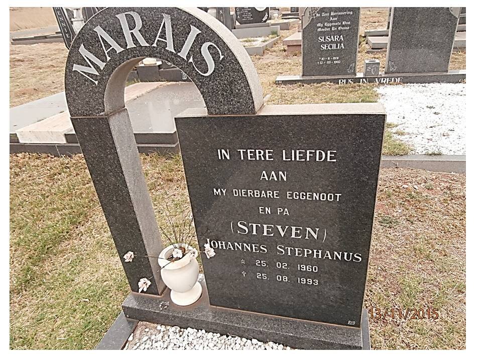 MARAIS Johannes Stephanus 1960-1993
