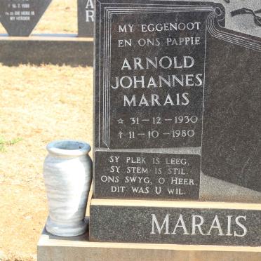 MARAIS Arnold Johannes 1930-1980