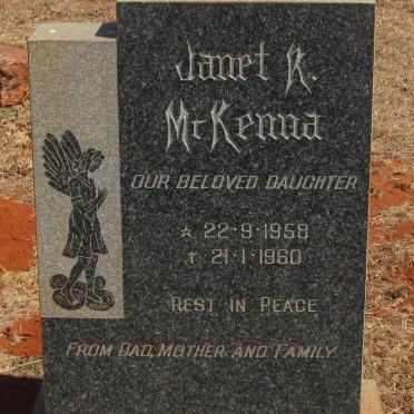 McKENNA Janet R. 1958-1960