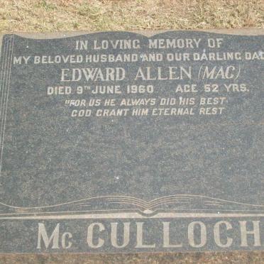 McCULLOCH Edward Allen -1960