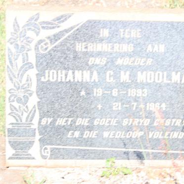 MOOLMAN Johanna C.M. 1893-1964