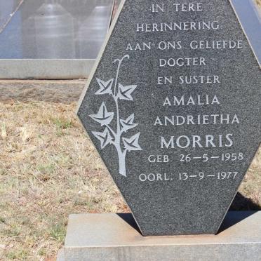 MORRIS Amalia Andrietha 1958-1977