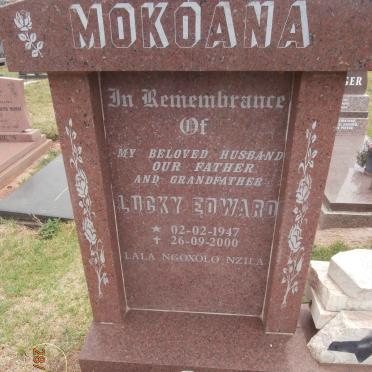 MOKOANA Lucky Edward 1947-2000
