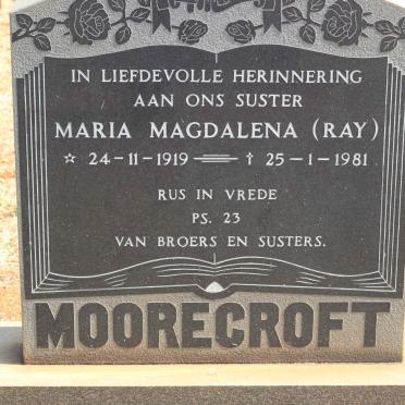 MOORECROFT Maria Magdalena 1919-1981