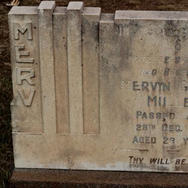 MULLER Mervyn George -1952