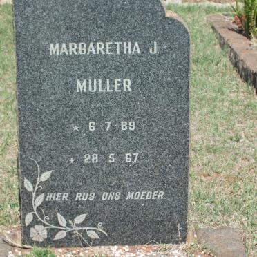 MULLER Margaretha J. 1889-1967