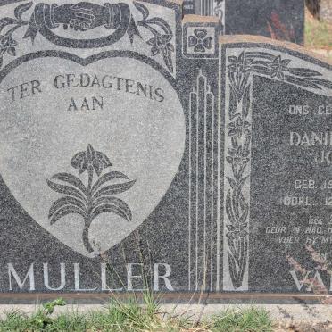 MULLER Daniel Johannes 1921-1976