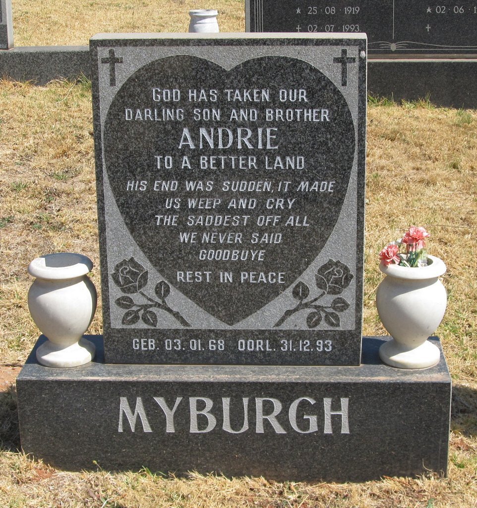 MYBURGH Andrie 1968-1993