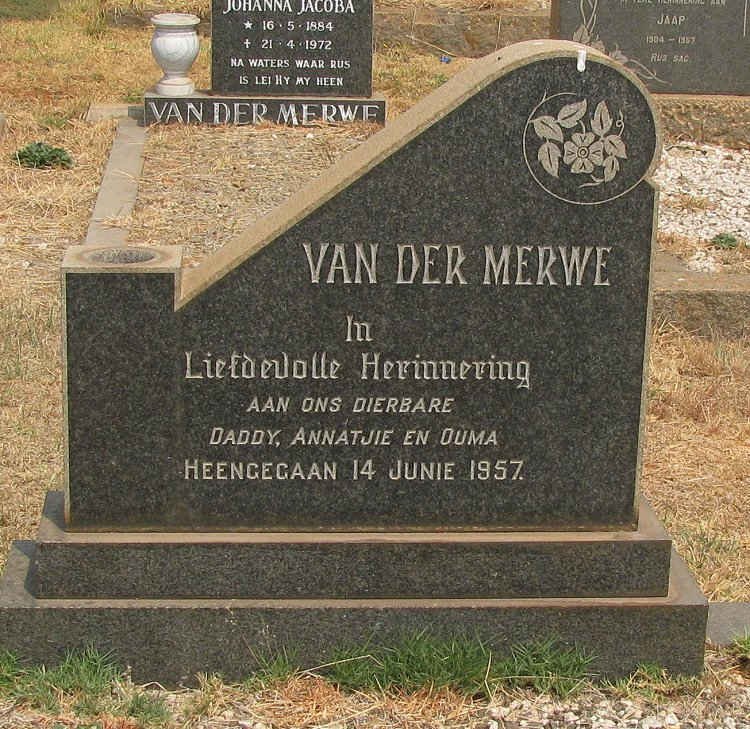 MERWE Annatjie, van der -1957