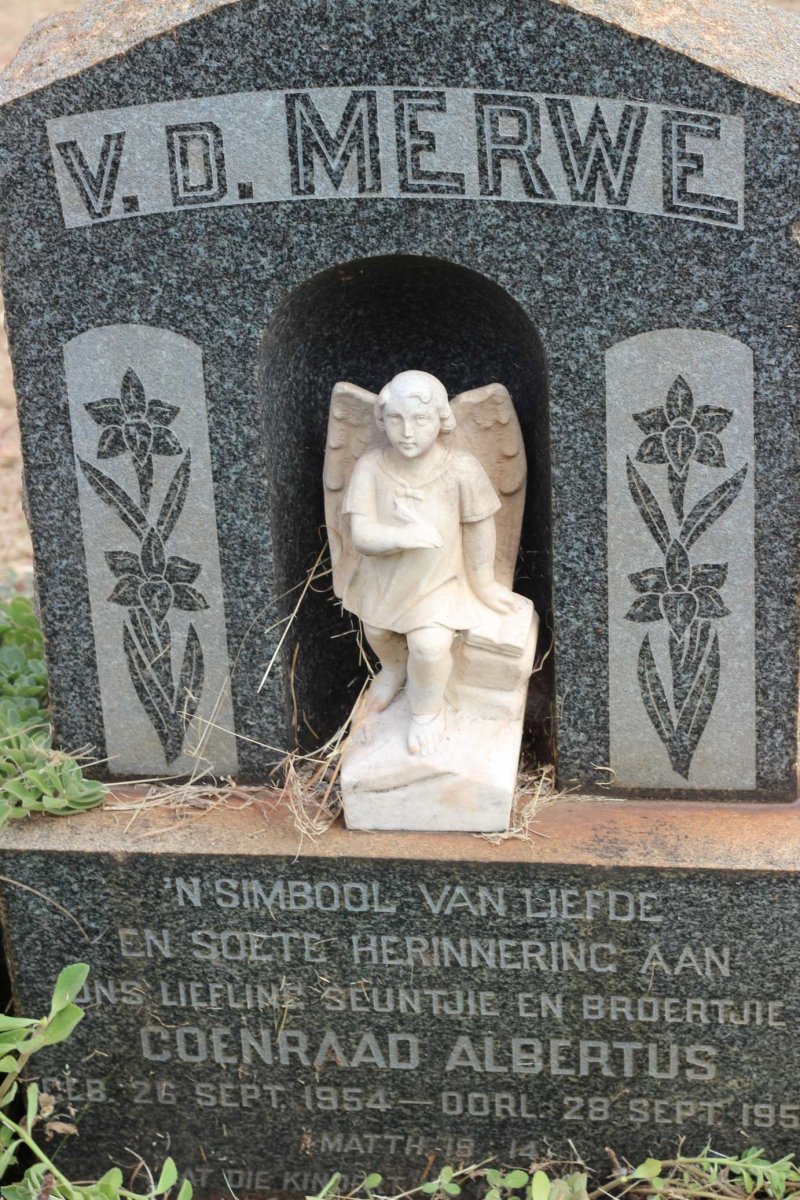 MERWE Coenraad Albertus, v.d. 1954-195?