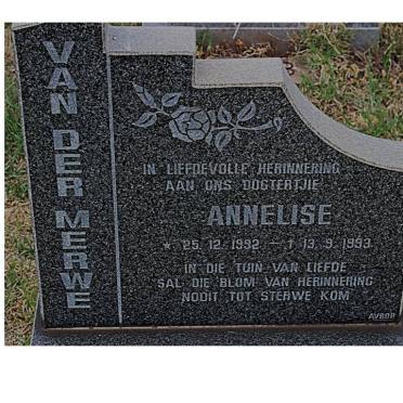 MERWE Annelise, van der 1992-1993