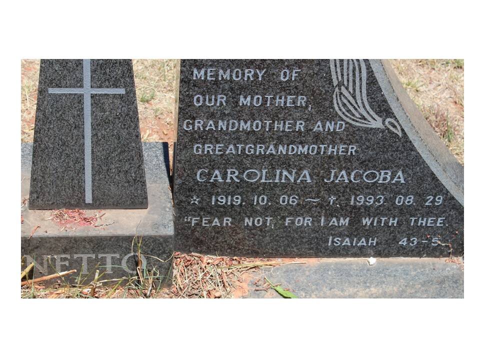 NETTO Carolina Jacoba 1919-1993