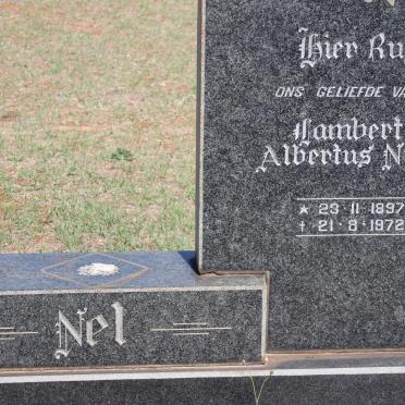 NEL Lambert Albertus Nicolaas 1897-1972 &amp; Gertruida Maria Margaretha STEENKAMP 1895-1963