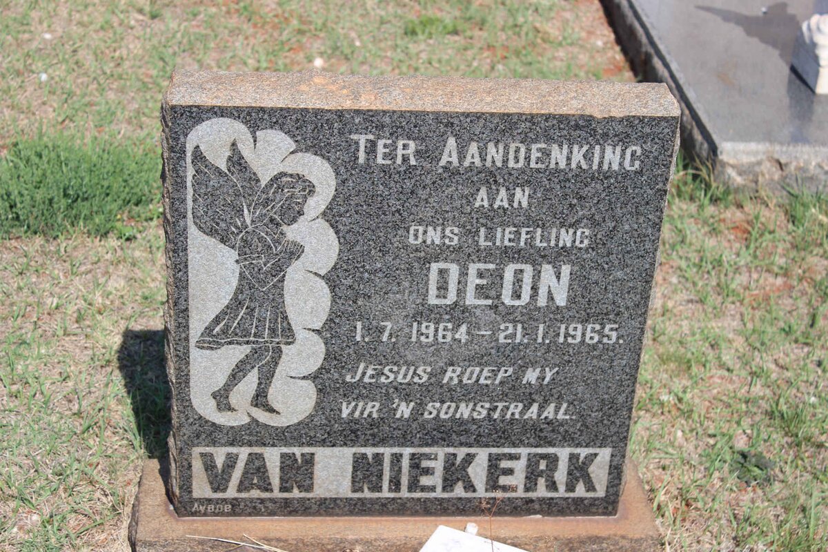 NIEKERK Deon, van 1964-1965