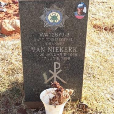 NIEKERK Christoffel Johannes, van 1966-1998