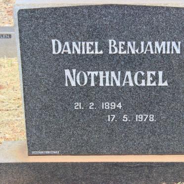 NOTHNAGEL Daniel Benjamin 1894-1978