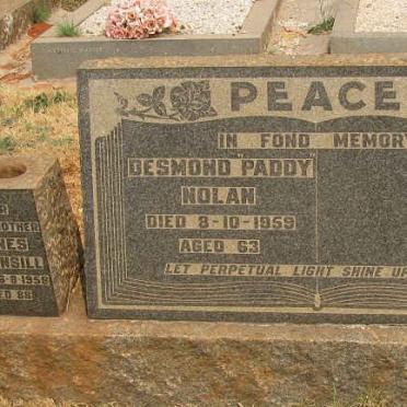 NOLAN Desmond Paddy -1959 :: GREENSILL Agnes -1958