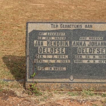 OELOFSE Jan Hendrik 1894-1953 &amp; Anna Johanna 1899-1971