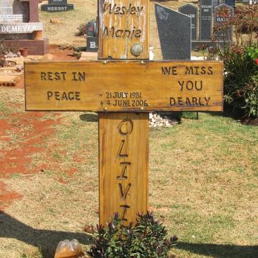 OLIVIER Wesley Manie 1981-2006