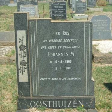 OOSTHUIZEN Johannes M. 1909-1968