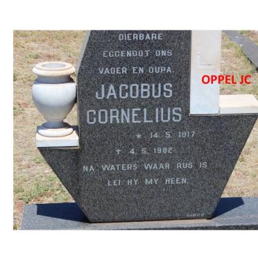 OPPEL Jacobus Cornelius 1917-1982