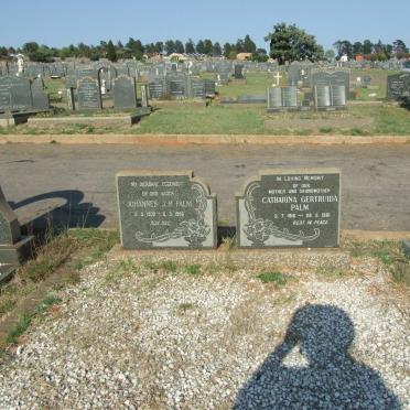 PALM Johannes J.P. 1909-1966 &amp; Catharina Gertruida 1916-1981