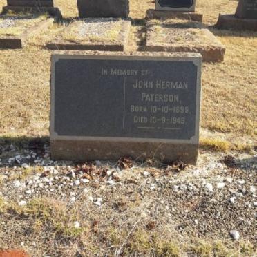 PATERSON John Herman 1899-1948