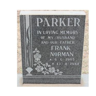 PARKER Frank Norman 1945-1984