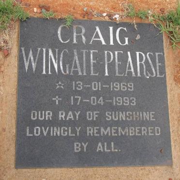 PEARSE Craig, WINGATE 1969-1993
