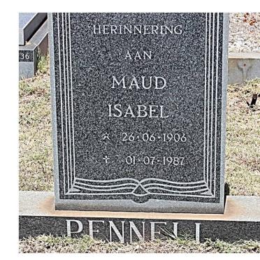 PENNELL Maud Isabel 1906-1987