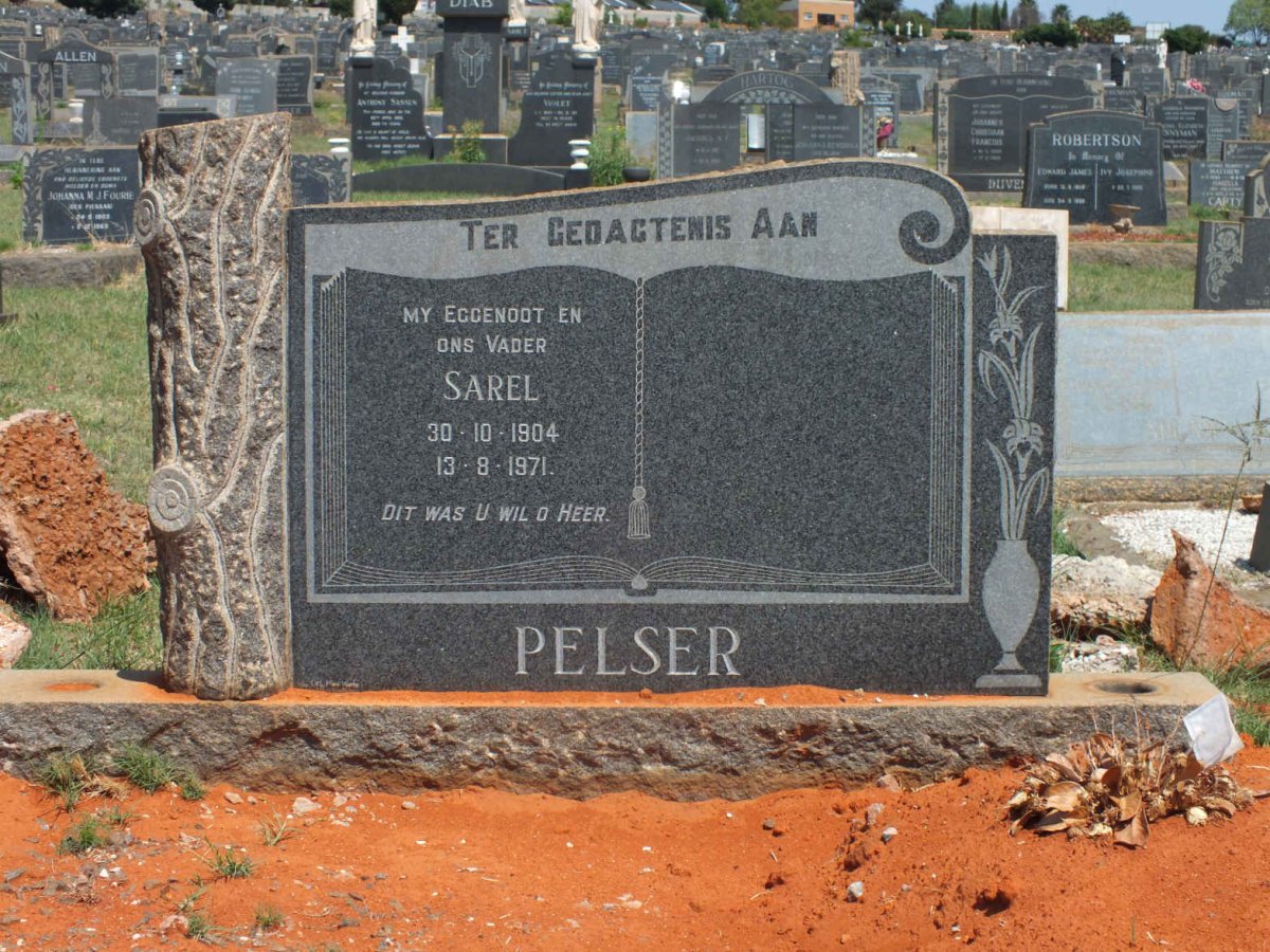 PELSER Sarel 1904-1971