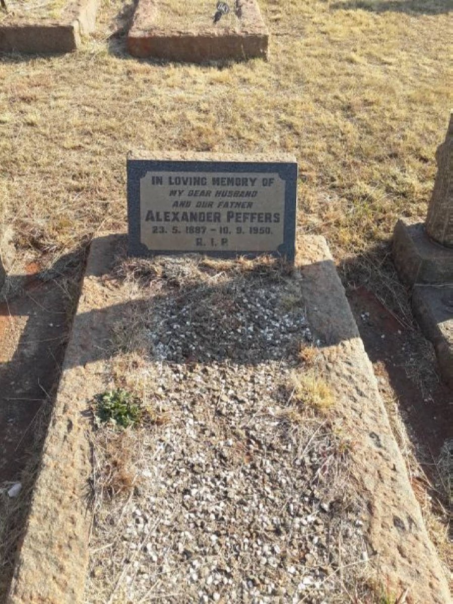 PEFFERS Alexander 1887-1950