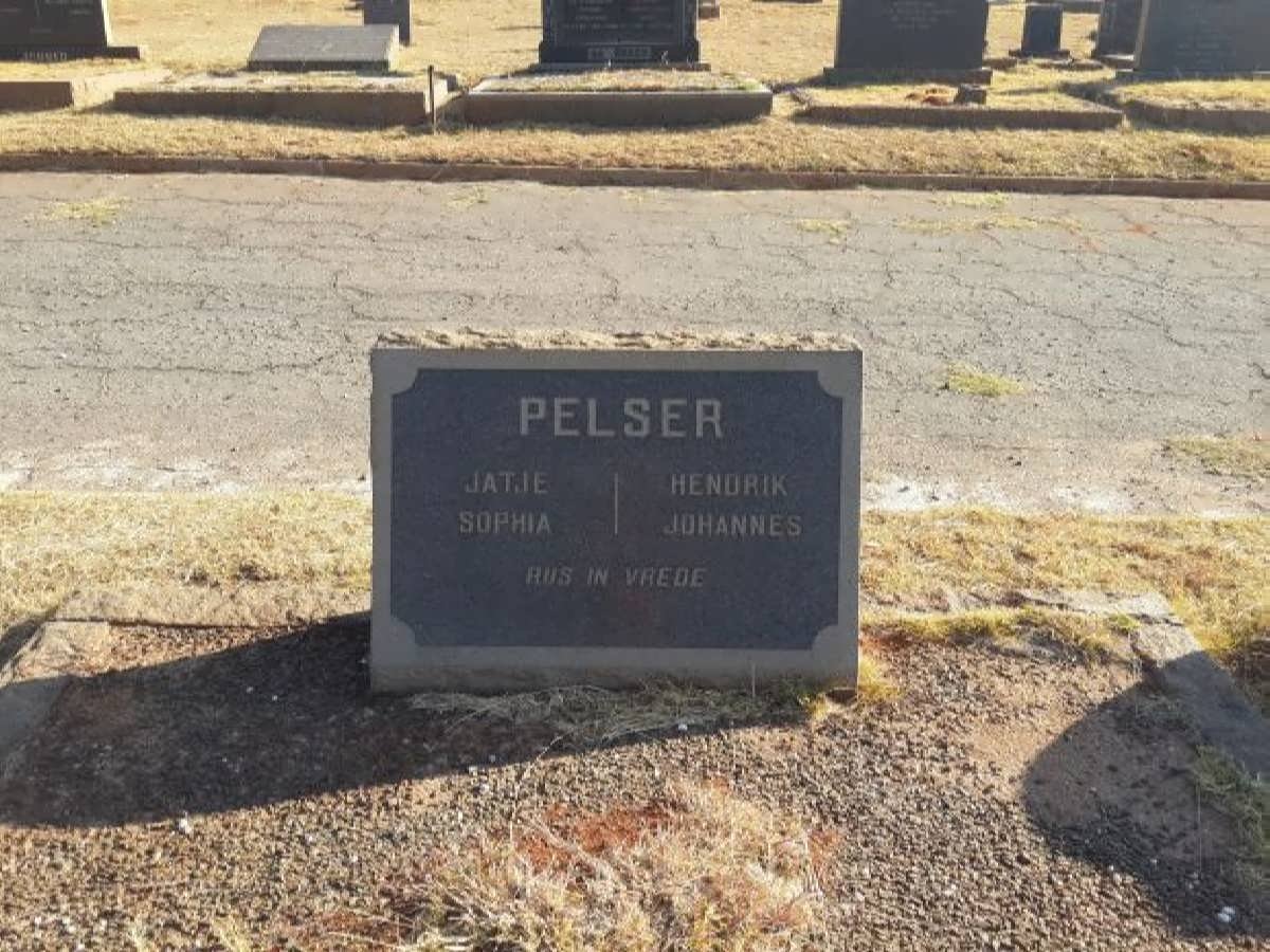 PELSER Hendrik Johannes &amp; Jatje Sophia
