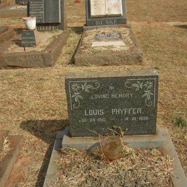 PHYFFER Louis 1910-1990