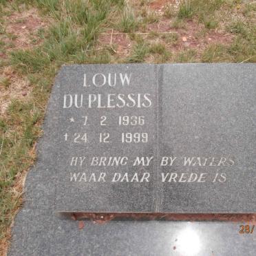 PLESSIS Louw, du 1936-1999