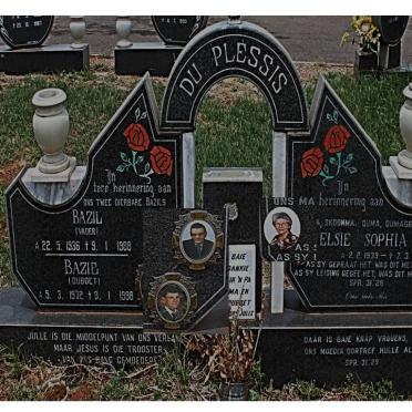 PLESSIS Bazil, du 1936-1988 &amp; Elsie Sophia 1933-2005 :: PLESSIS Bazil, du 1972-1988