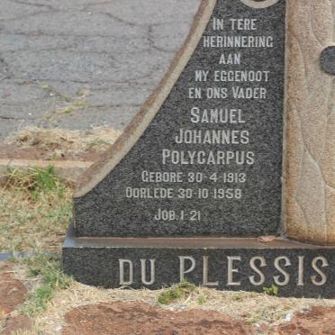 PLESSIS Samuel Johannes Polycarpus, du 1913-1958