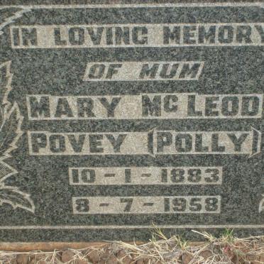 POVEY Mary McLeod 1883-1958