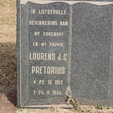 PRETORIUS Lourens J.C. 1917-1954