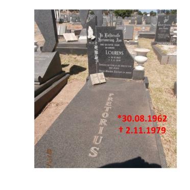 PRETORIUS Lourens 1962-1979