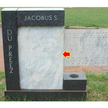 PREEZ Jacobus S., du 1905-1982