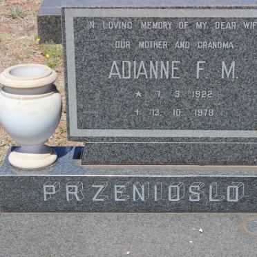 PRZENIOSLO Adianne F.M. 1922-1978