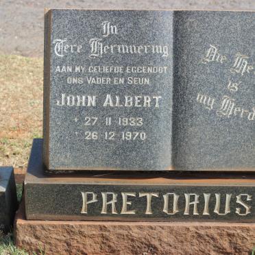 PRETORIUS John Albert 1933-1970