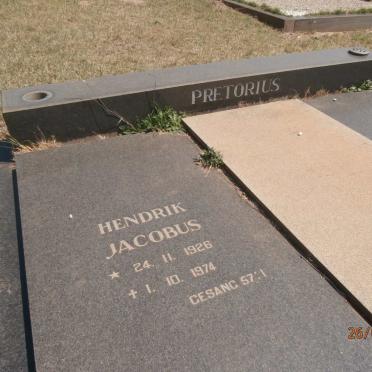 PRETORIUS Hendrik Jacobus 1926-1974