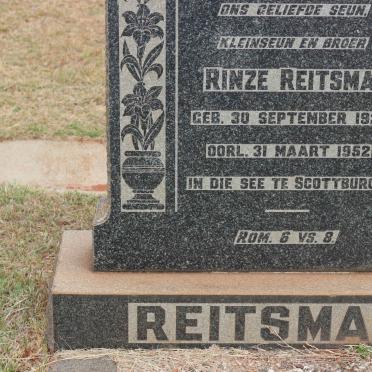 REITSMA Rinze 1925-1952