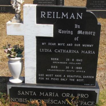 REILMAN Lydia Catharina Maria 1943-1986